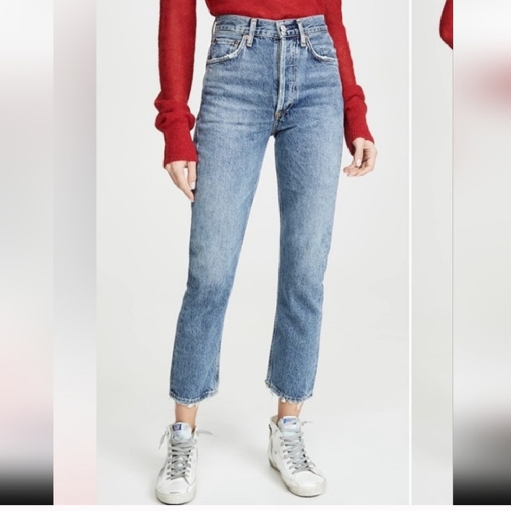 Agolde Riley High Rise Straight Crop size 25